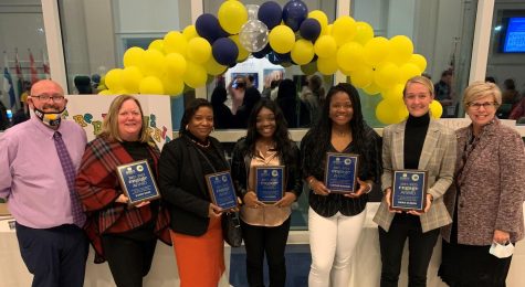 Faculty, staff, and student winners of the 2021 Engaged Learning Awards.
