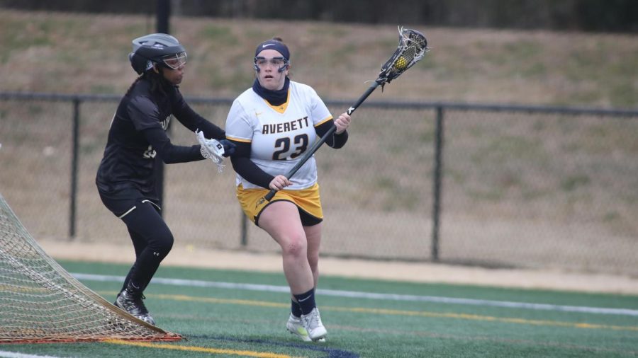 Averett University Womens Lacrosse, Courtney Delone, looking forward to her next season.